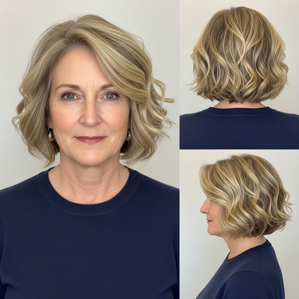 Textured Wavy Bob