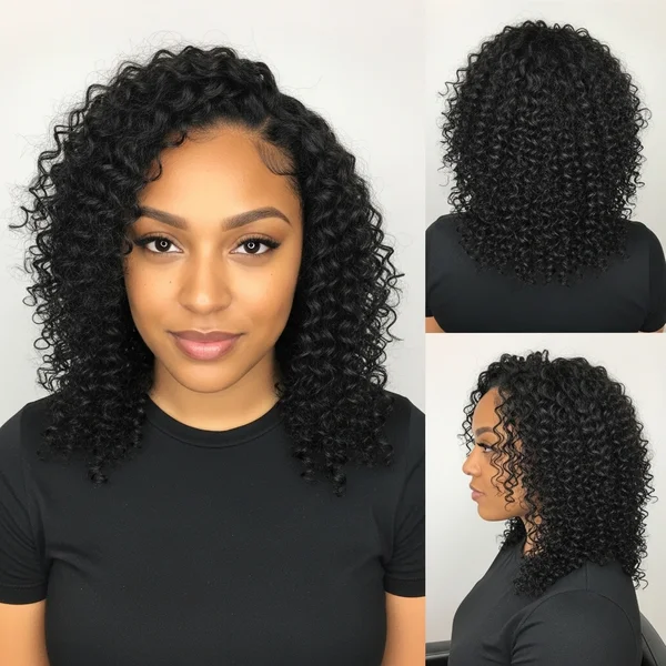 Medium Length 4C Hairstyles