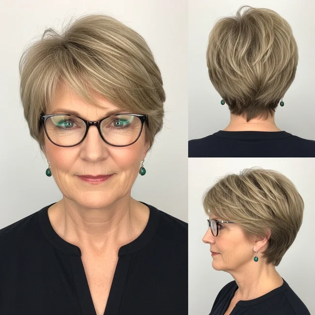 Short Choppy Haircut For Thinning Hair