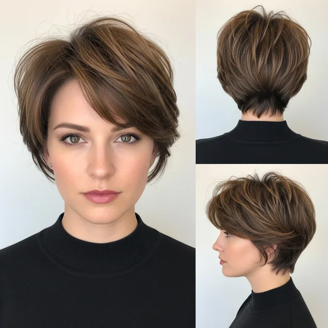 Short Choppy Layered Haircut