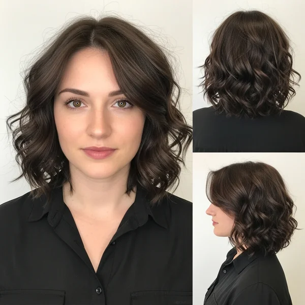 Shoulder Curly Hairstyles