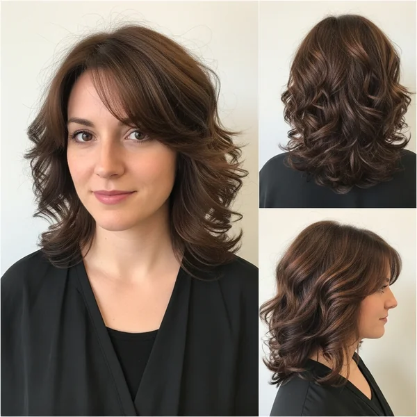 Shoulder Length Curly Hair With Layers Curls Medium Hairstyles