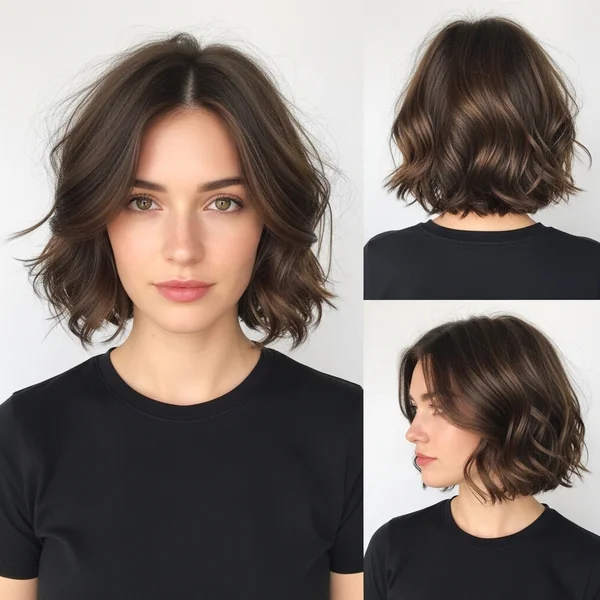 Butterfly Short Wavy Hair
