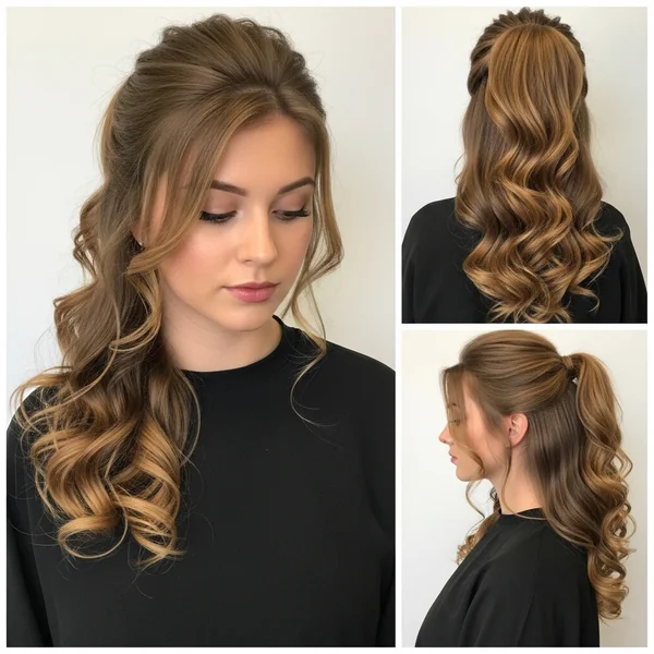 Prom Hairstyles for Long Hair Curly Ponytail