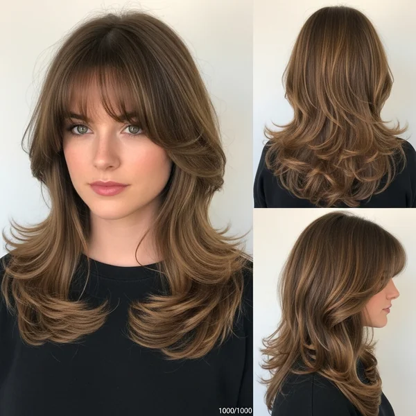 Prom Hairstyles for Long Hair with Bangs