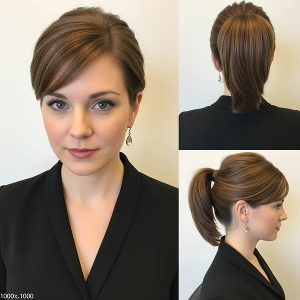 Prom Ponytail Hairstyles Short Hair