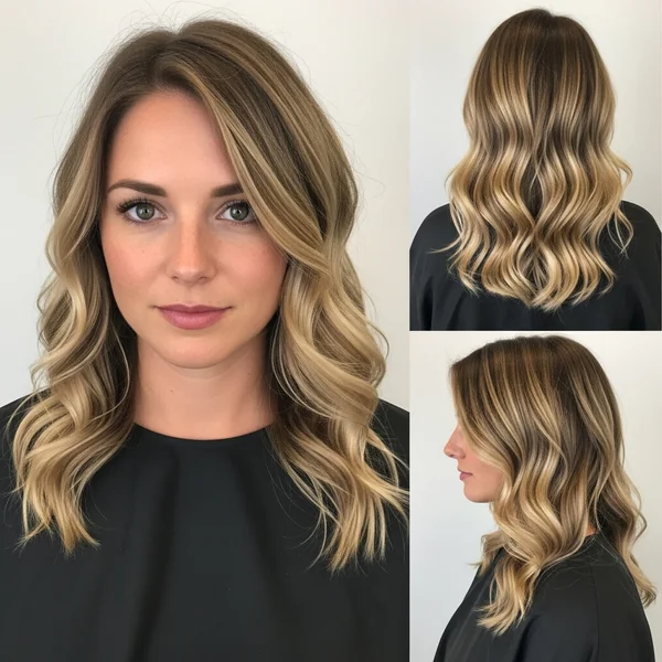 Wavy Hairstyles Medium Wedding