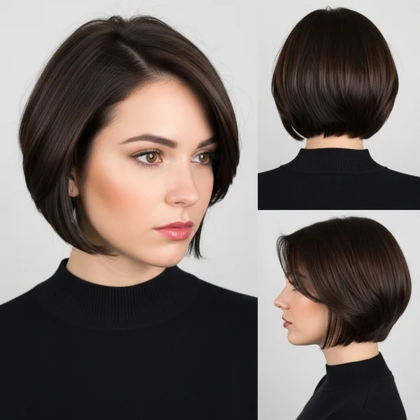 Winter Short Bob Hairstyle