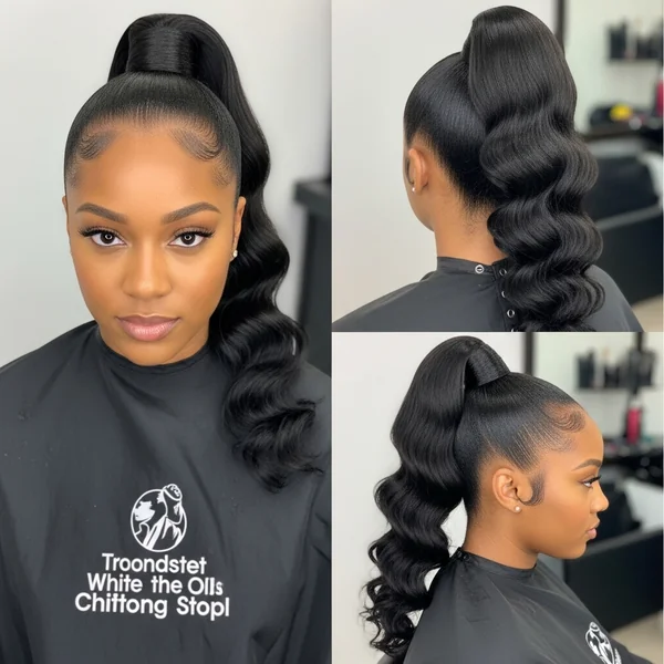 Black Ponytail Hairstyles High Pony