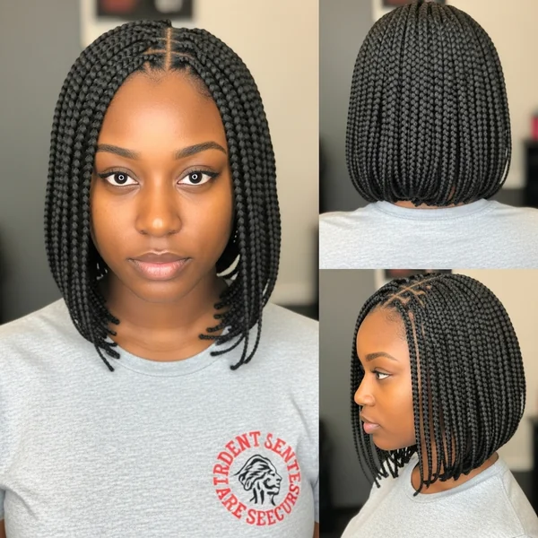 Bob Braids Hairstyles for Black Women