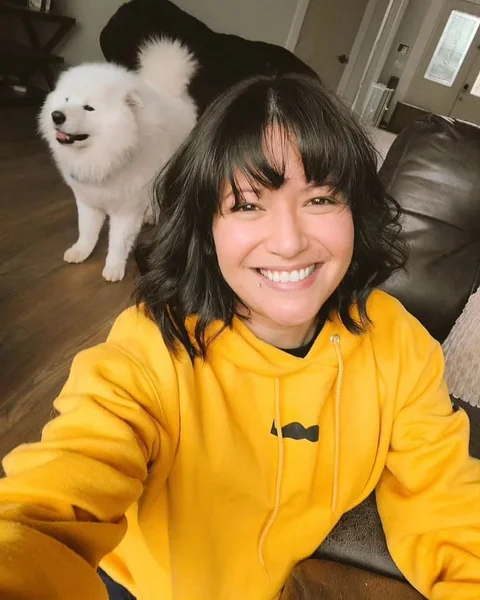Chic Brunette Bob with Choppy Wispy Bangs