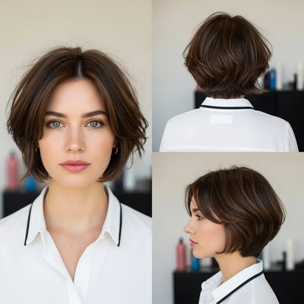 Choppy Bob Hairstyles for Fine Hair Short Styles
