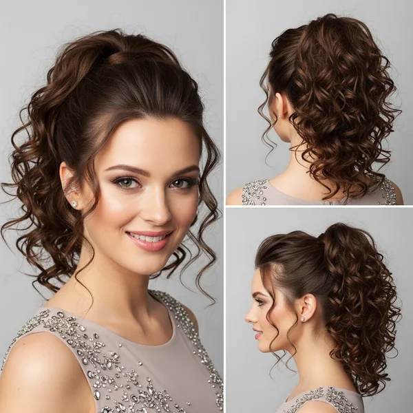 Curly Ponytail Hairstyles For Prom