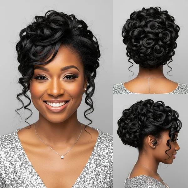 Curly Prom Hairstyles Black Women