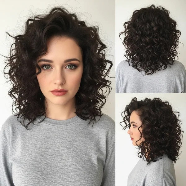 Curly Prom Hairstyles For Medium Hair