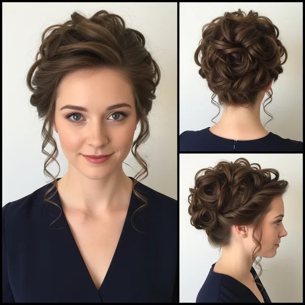 Curly Updo Hairstyles For Prom