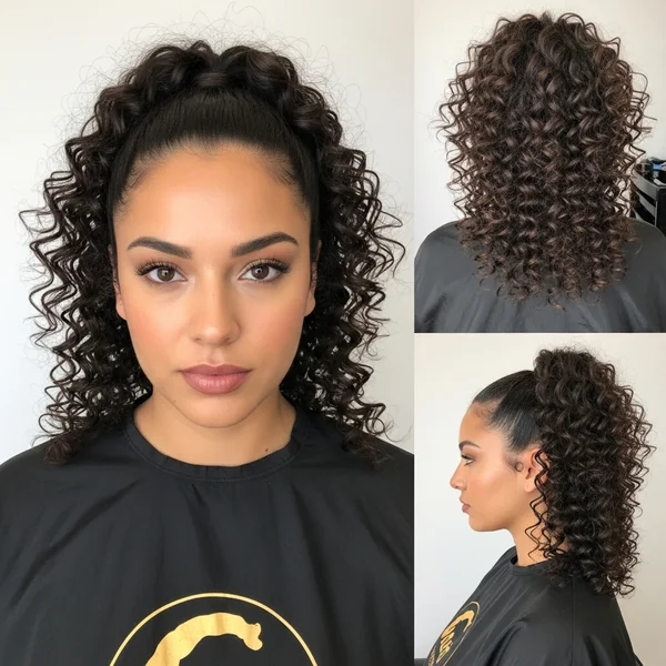 Curly Ponytail