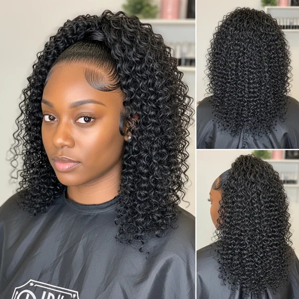 Curly Weave Ponytail Hairstyles for Black Women