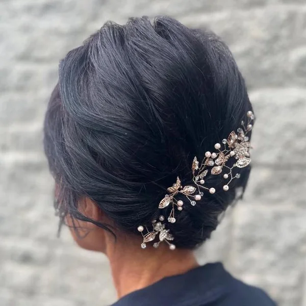 formal bob hairstyles wedding