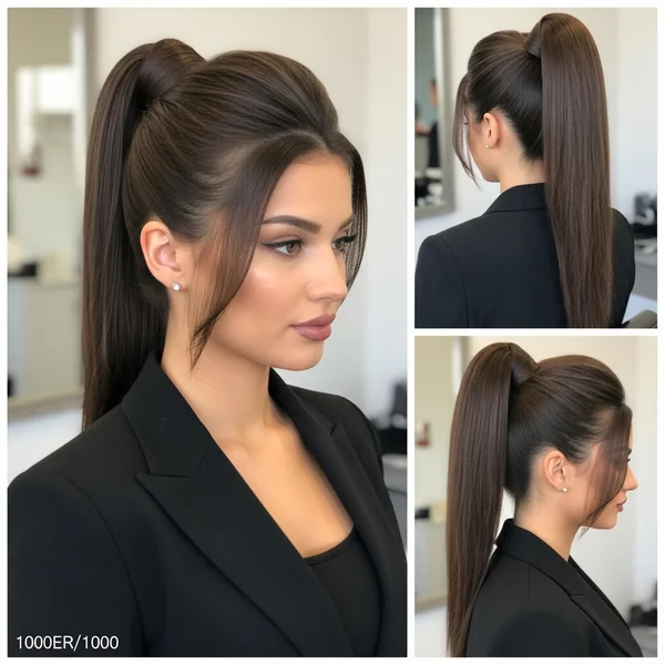 Formal High Ponytail Hairstyles