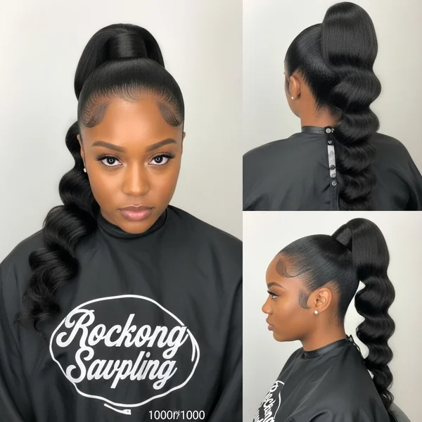 High Ponytail Hairstyles for Black Women