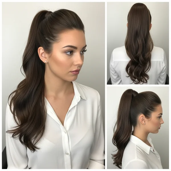High Ponytail Hairstyles for Long Hair
