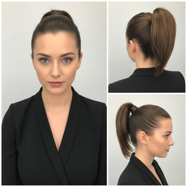 High Ponytail Hairstyles for Short Hair