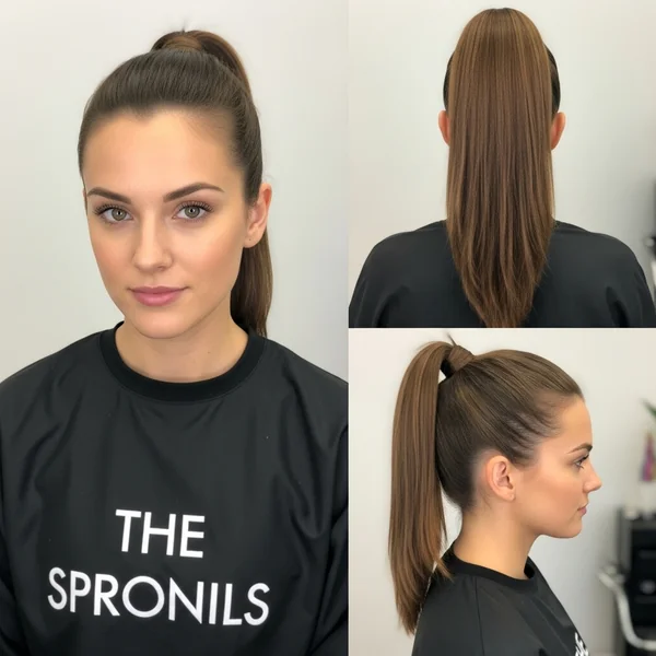 High Ponytail Hairstyles Medium Hair