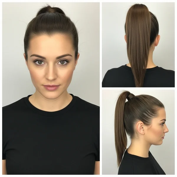 High Ponytail Hairstyles Sports