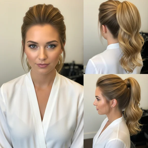 High Ponytail Hairstyles Wedding