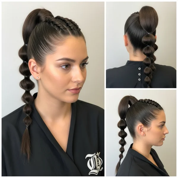 High Ponytail Hairstyles With Braids