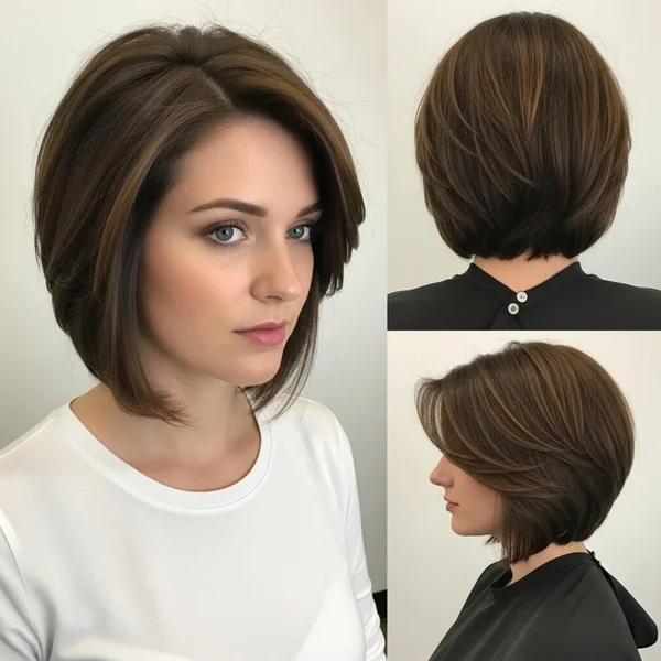 Inverted Bob Wedding Hairstyles