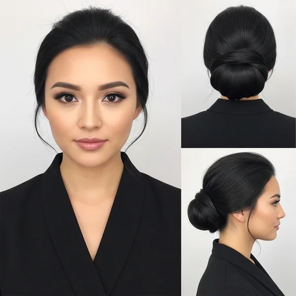 Low Bun Prom Hairstyles Black Hair