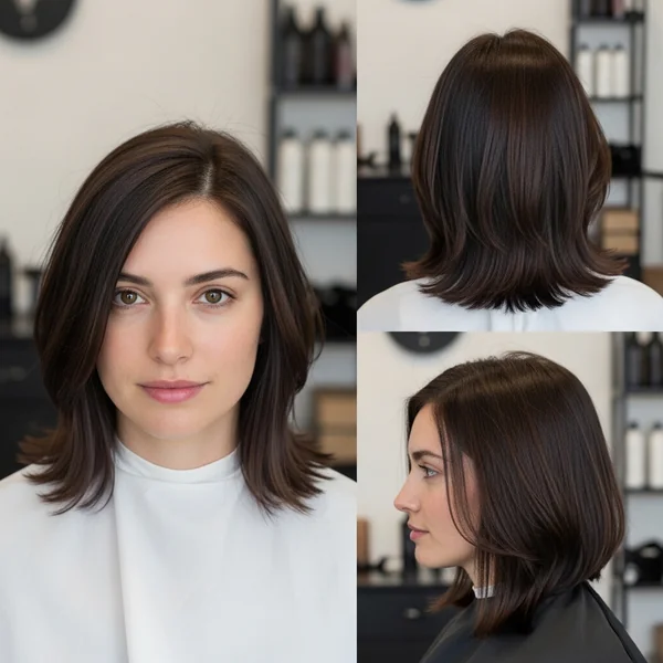 Low Maintenance Shoulder Length Haircut