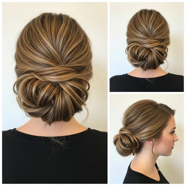 Messy Low Bun Hairstyles Prom