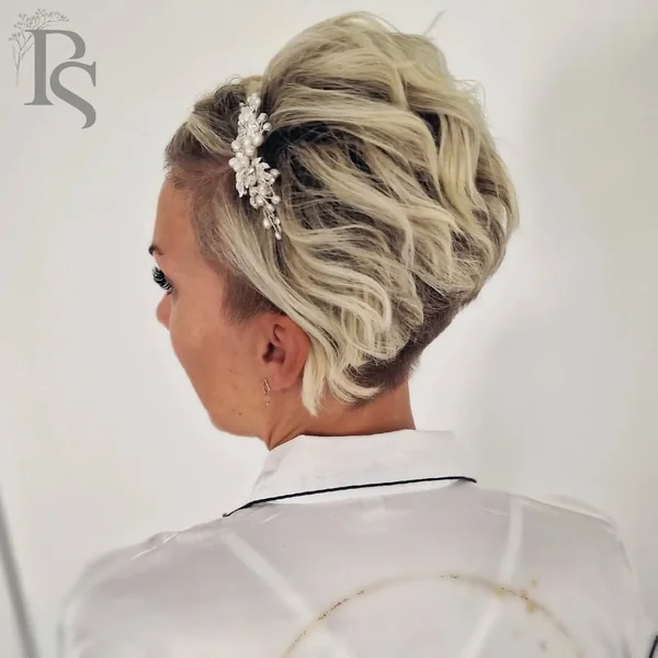 bob updo hairstyles wedding
