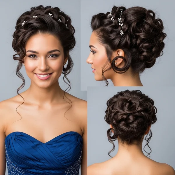 Prom Hairstyles For Thick Curly Hair