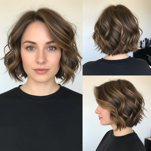 Short Haircuts for Wavy Hair