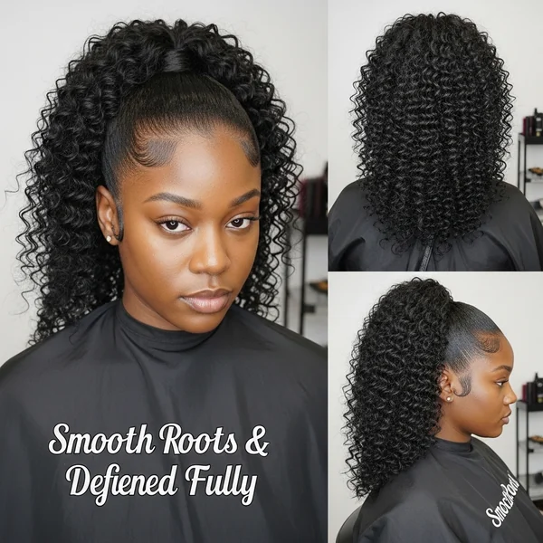 Sleek Curly Ponytail Hairstyles for Black Women