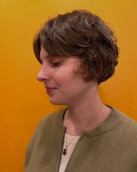 Soft Textured French Bob with Choppy Layers
