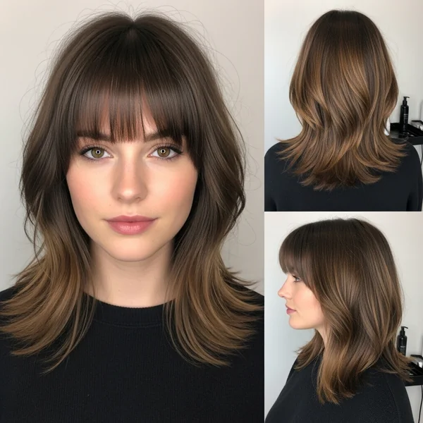Winter Hairstyles With Bangs
