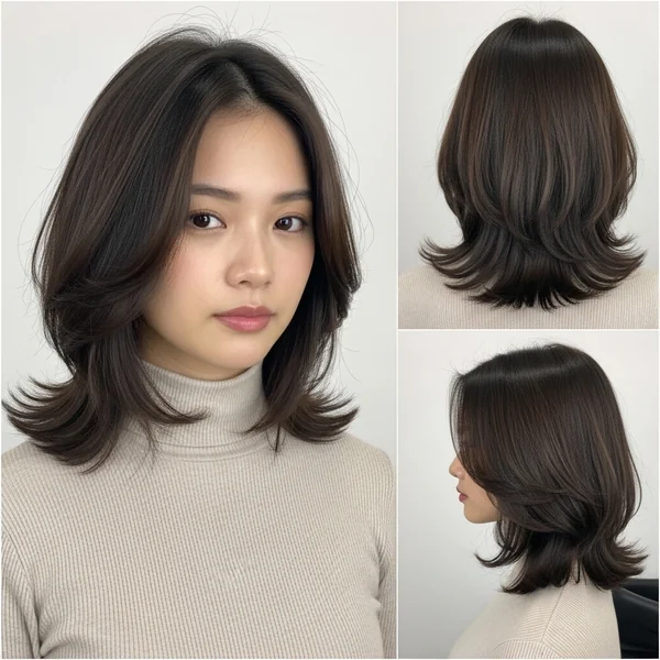 Asian Haircut Shoulder Length