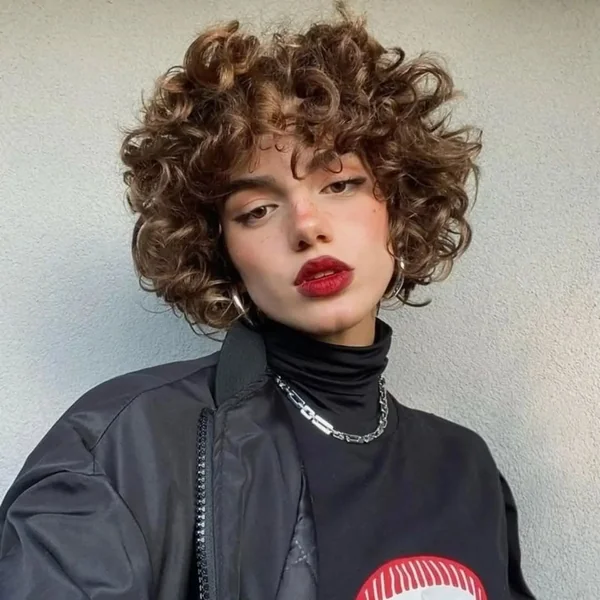 curly short afro hairstyles