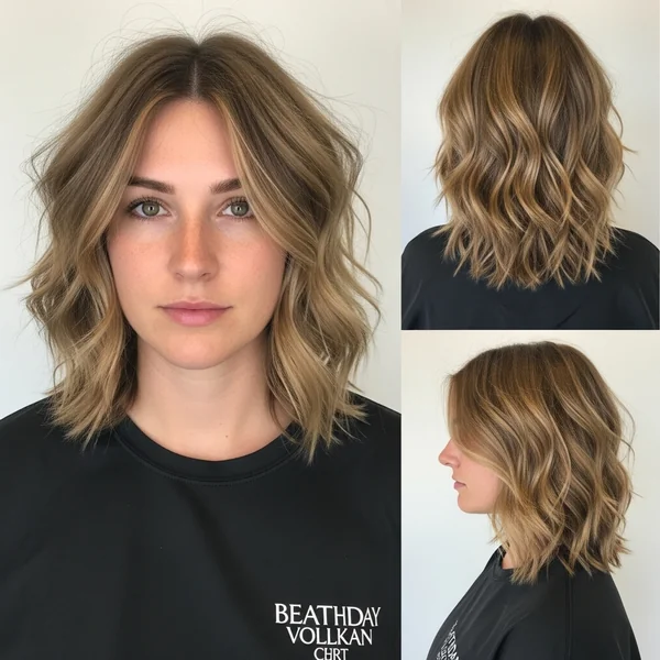 Choppy Layered Haircuts for Medium Hair Wavy