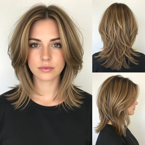 Choppy Long Layered Haircuts Mid Length