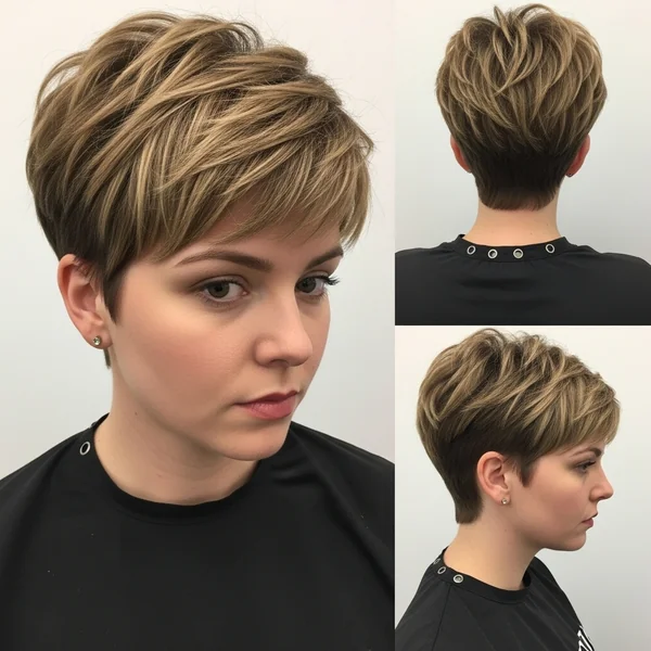Cropped Pixie Haircut Undercut