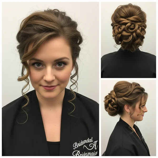 Curly Bridesmaid Hairstyles Updo