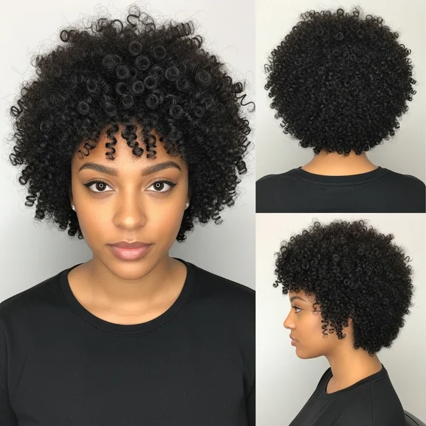 Curly Short Afro Hairstyles