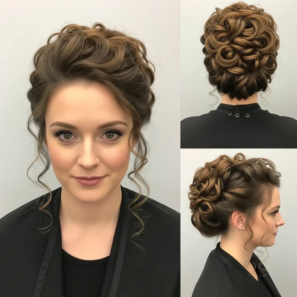 Curly Updo Hairstyles For Prom
