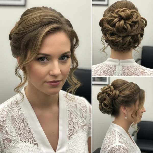 Curly Updo Hairstyles For Wedding